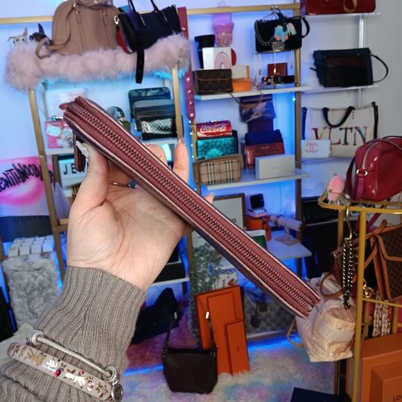 Chanel Deep Purple Iridescent Large Zip Around Wallet - Picture 8 of 16